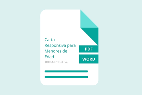 responsiva para menores