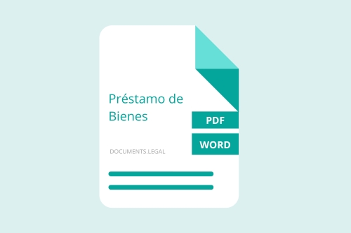 contrato de prestamo de bienes